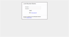 Desktop Screenshot of lonemountainelectric.bluefolder.com