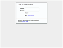 Tablet Screenshot of lonemountainelectric.bluefolder.com