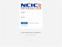 Tablet Screenshot of ncic.bluefolder.com