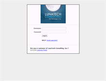 Tablet Screenshot of lunatechconsulting.bluefolder.com