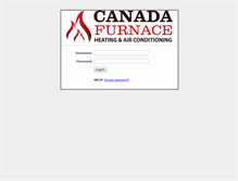 Tablet Screenshot of canadafurnace.bluefolder.com