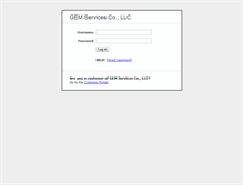Tablet Screenshot of gem.bluefolder.com