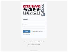 Tablet Screenshot of cranesafeservices.bluefolder.com